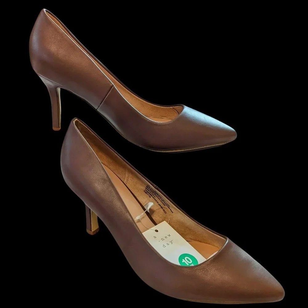 A New Day Adt48 Jen Heels Rosewood 10w - Picture 1 of 4
